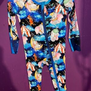 Disney Dumbo Blue and Pink One Piece Footie